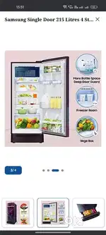 Samsung modal singal door