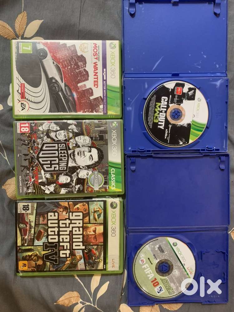 Xbox 360 original physical 5 games