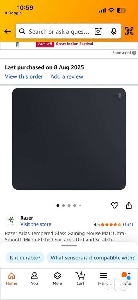 Glassmouse pad