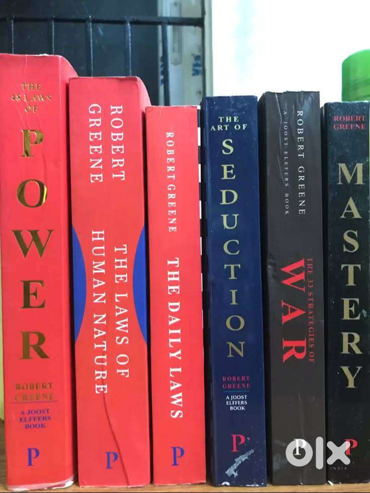 5-Book Collection – 48 Laws of Power, Art of Seduction, Mastery, Laws