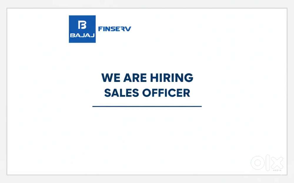 Sales officer- Bajaj Finserv