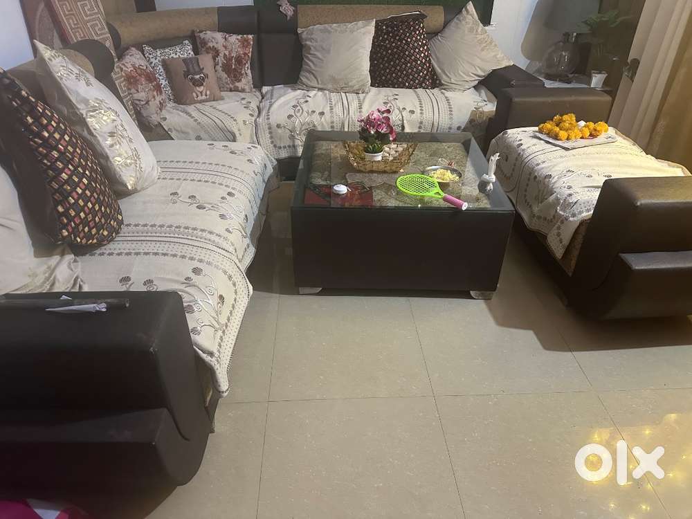 9 seater Sofa with center table