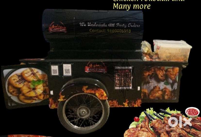 Barbeque coal live kitchen equipment is ready for sale
