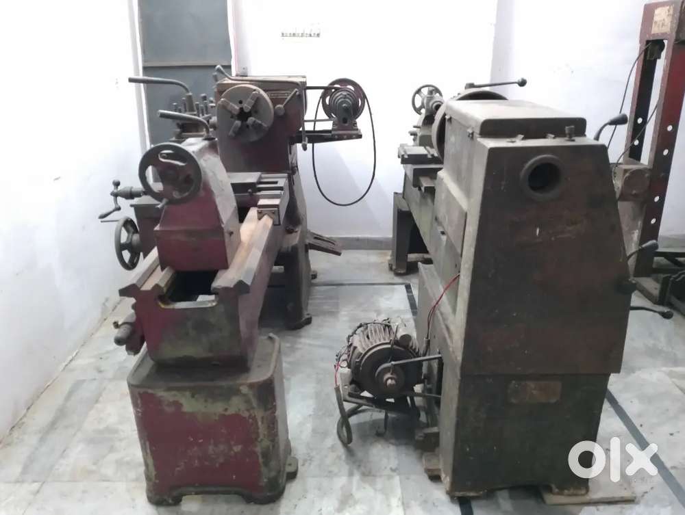 Lathe Machines and Hydraulic Press Machine