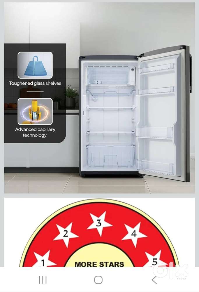 Godrej 194 L 5 Star  Turbo Cooling Technology  24 Day Farm Freshness