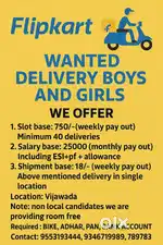 WANTED DELIVERY BOYS AND GIRLS