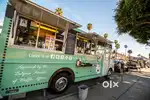 Food truck driver and parcel