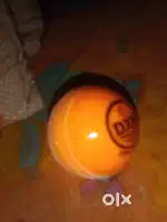 Orange synthetic wind ball