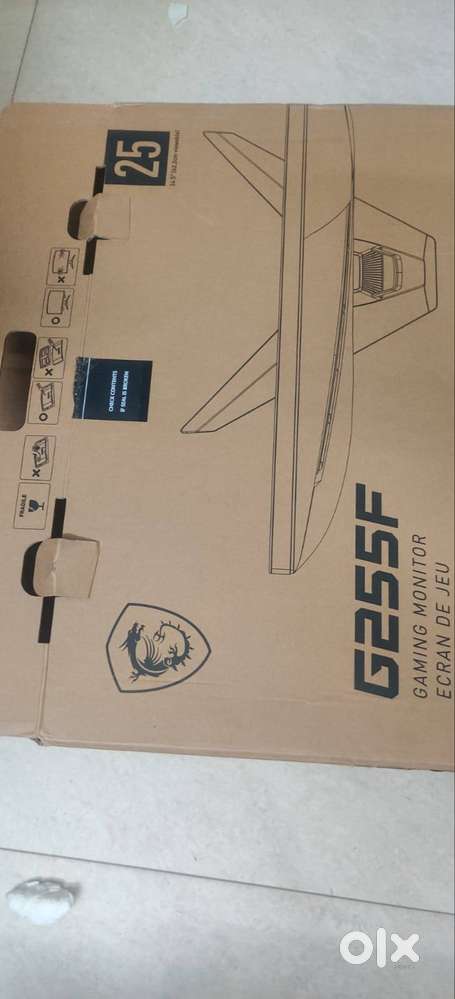 MSI G255F 24.5 Inch FHD Gaming Monitor - 1920 x 1080 Rapid IPS Panel,