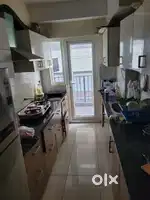 Independent 2 BHK furnished society flat
