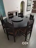 Wooden Dining table & chairs