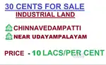 30 CENTS INDUSTRIAL LAND FOR SALE - CHINNAVEDAMPATTI -NEAR UDAYAMPALAM