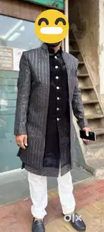Indo western 3 piece koti set