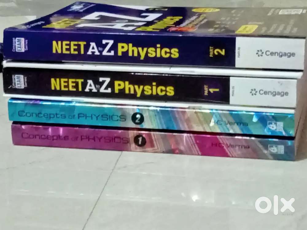 Physics Books HC Verma and Cengage. Full Physics prep.