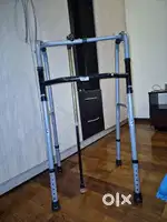 ADJUSTABLE WALKER+STICK FOR SENIOR CITIZENS.