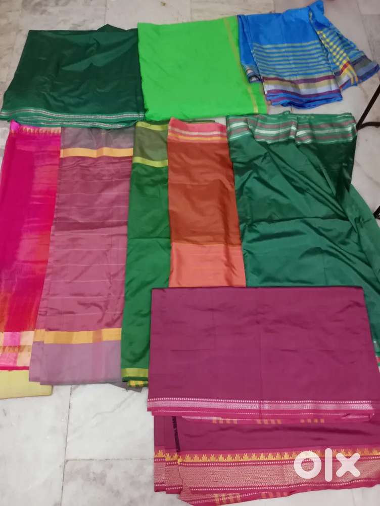 All 9 saree sale once used fancy