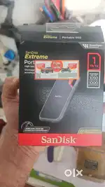 1tb Sandisk Extreme Portable ssd- New -No invoice