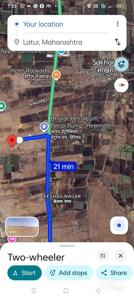 सात पानी N A, लेआऊट मंजूर
