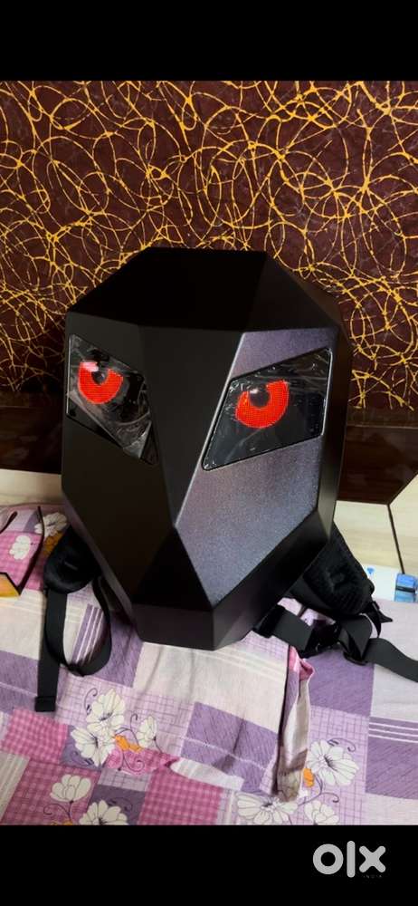 BSDDP LED BAGPACK OF 25L WITH IN-BUILT POWERBANK AND AFTERMARKET PPF.