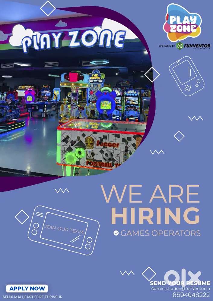 Games operator and cashier
