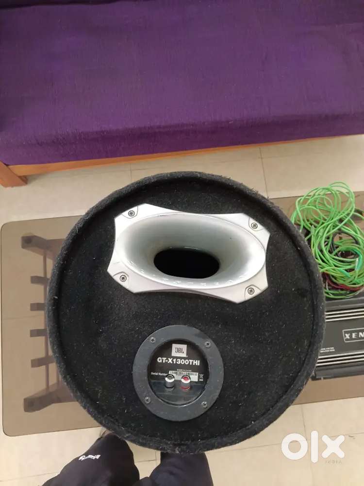 Woofer with amplifier with 2 big speaker