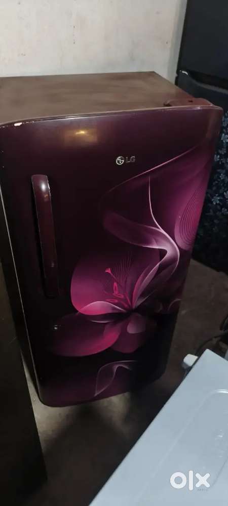 LG single door fridge good condition with warranty 1 year old