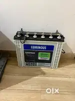 Inverter battery Luminous 2 yr old plus inveerk