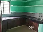 2BHK house, tiled floor, common bathroom