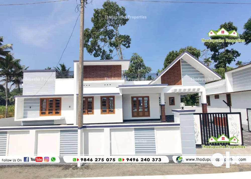 New 4bhk Home and 9 cent near Thodupuzha