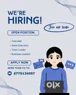 Urjently Hiring in office Work