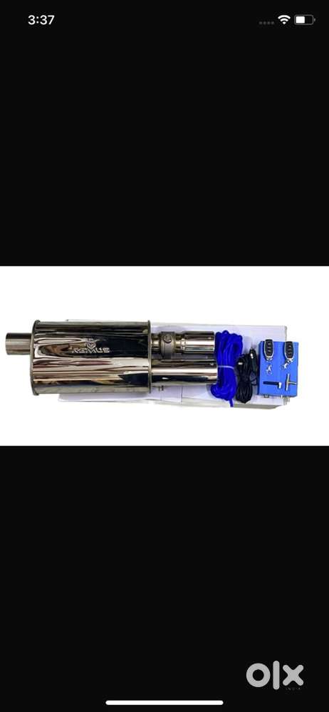 Remus valvetronic exhaust silencer for petrol cars