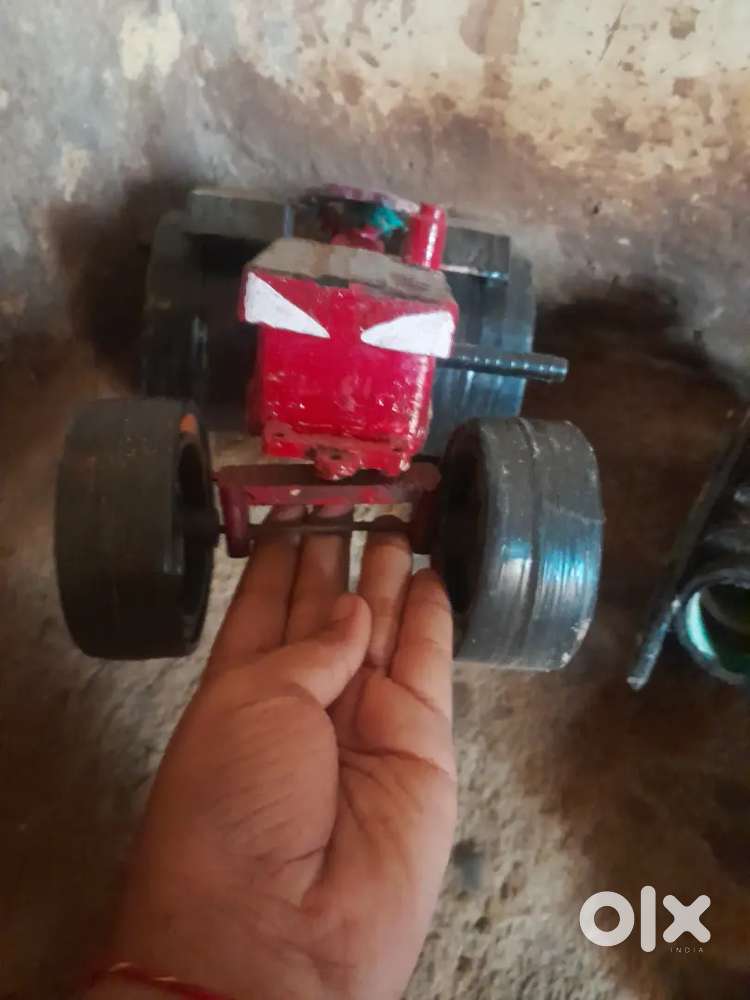 Toy modified tractor swaraj big tyre