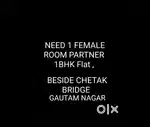 NEED GIRL ROOM PARTNER