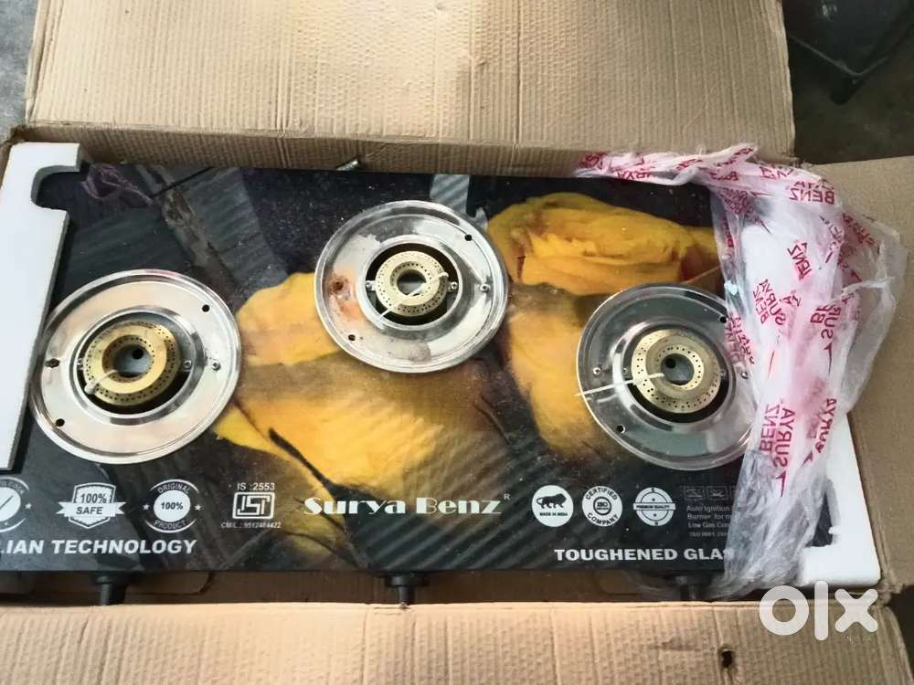 Automatic stove 3burner