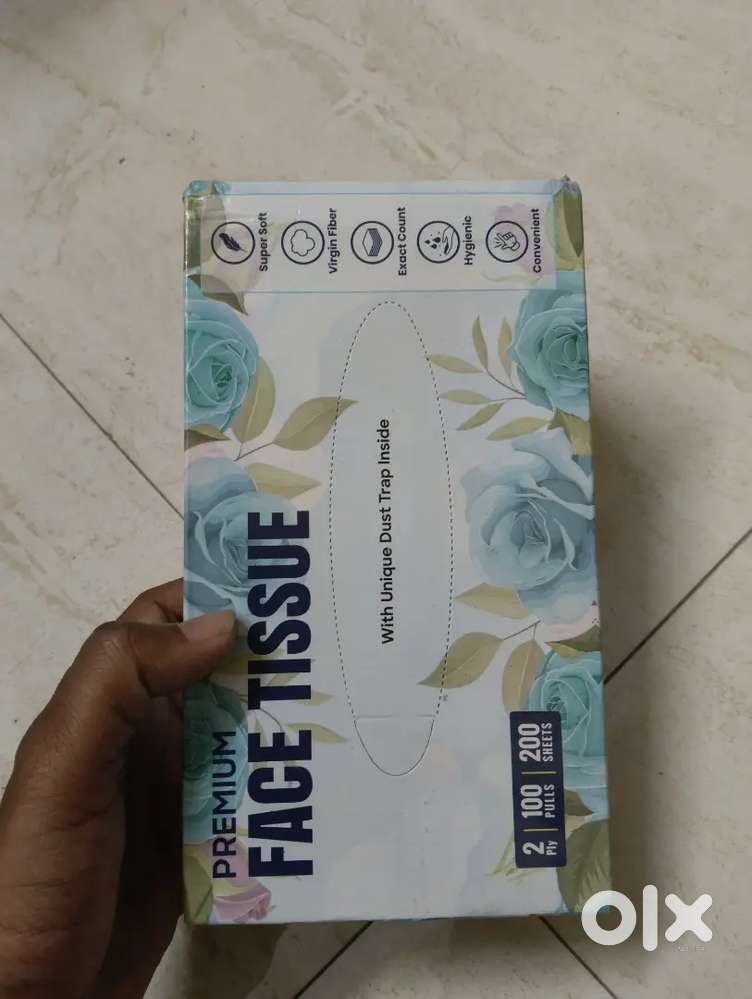 Facial Tissue paper of 100 pulls (200sheets of 2ply)