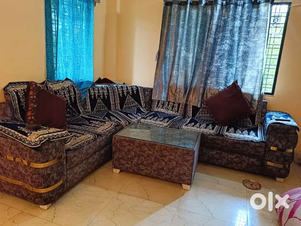 Sofa Set, Almira & Dining Table Set – All in Good Condition  ₹35,000