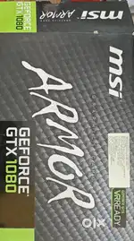 NVIDIA GTX 1080 8GB MSI ARMOR GRAPHICS CARD