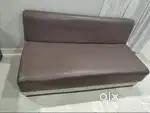 Sofa set (3 seater) with 2 Puff & Center Table (Glass top)) & Deewan