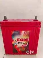 Exide Car Red Color Battery
