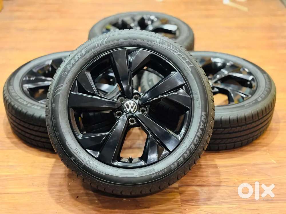 Taigun GT 17inch OEM alloy wheels with mrf tyre set of four