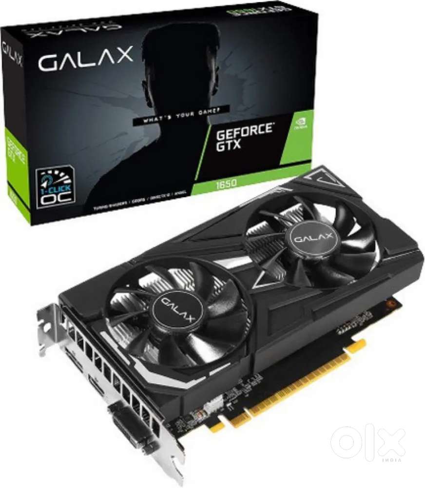 Galax gtx 1650 4GB double fan OC Edition new like condition