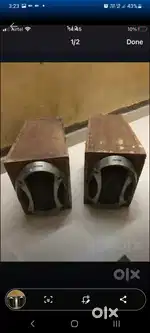 Car speakers  Phillips 50 wats RMS SPEAKERS With wooden box