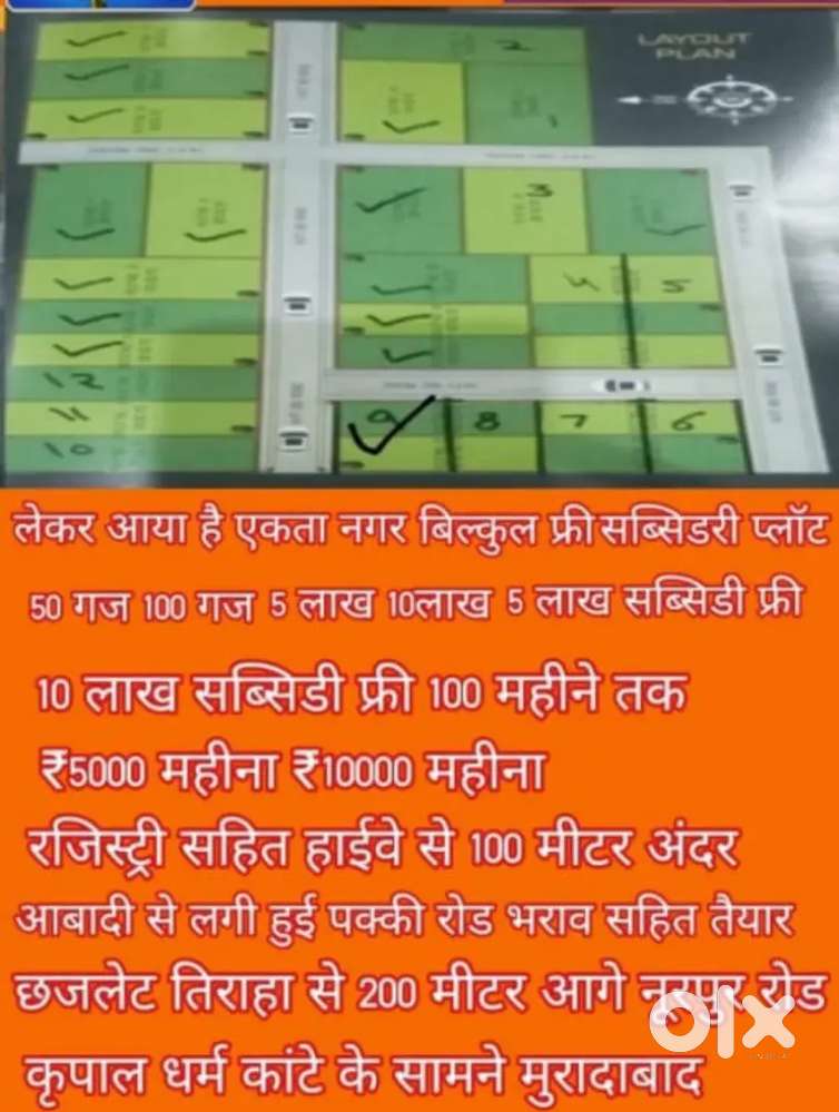 Cheapest plots for sale in chajjlet