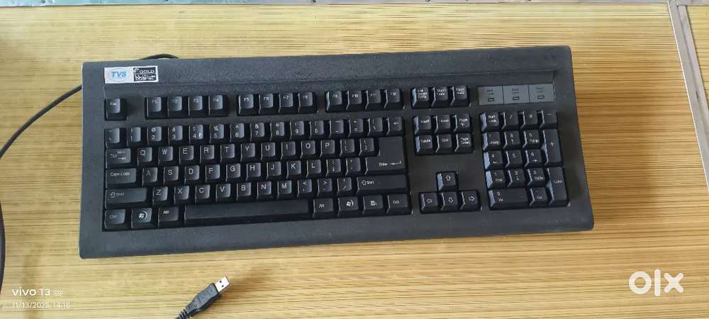 TVS ELECTRONICS Gold Prime Mechanical Wired keyboard