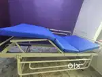 Iron manual hospital bed
