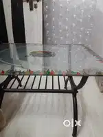 Glass tea table
