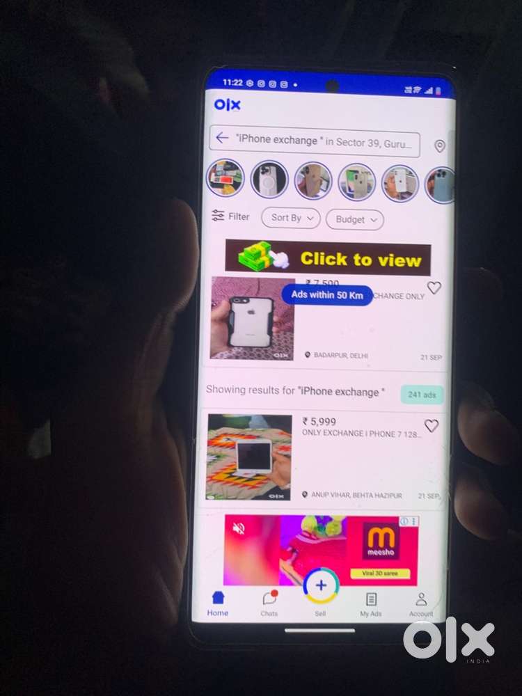 Vivo v27 5g  8/128 curved display
