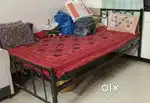 Foldable Iron double bed