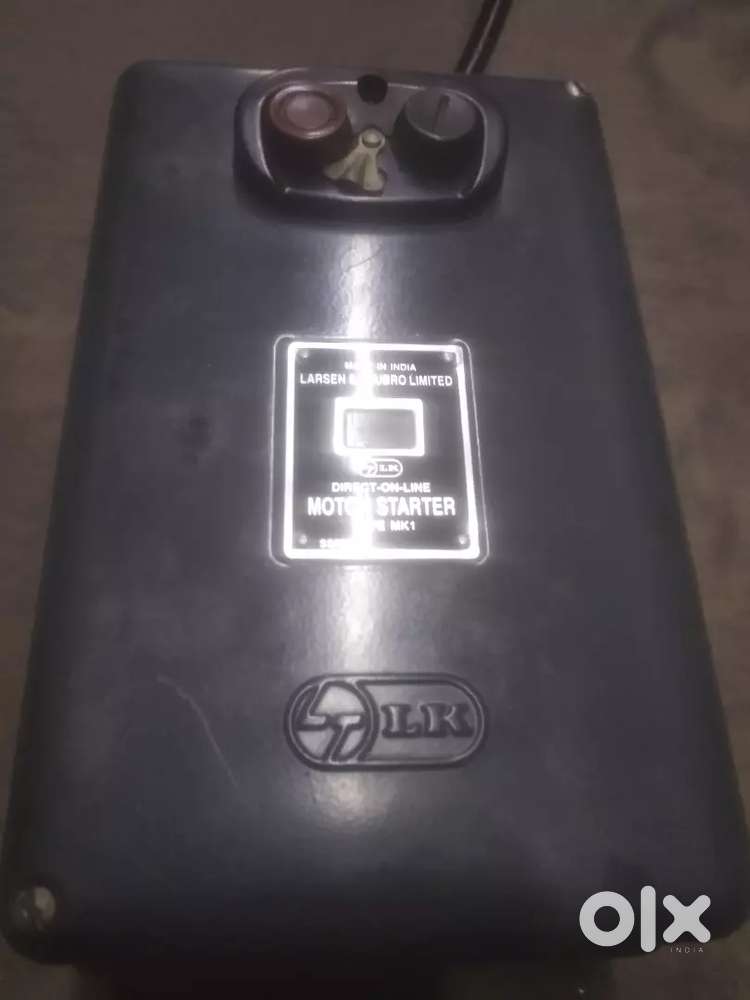 Starter of motor switch in well and good condition