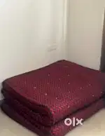 Two cotton quilted foldable mattress